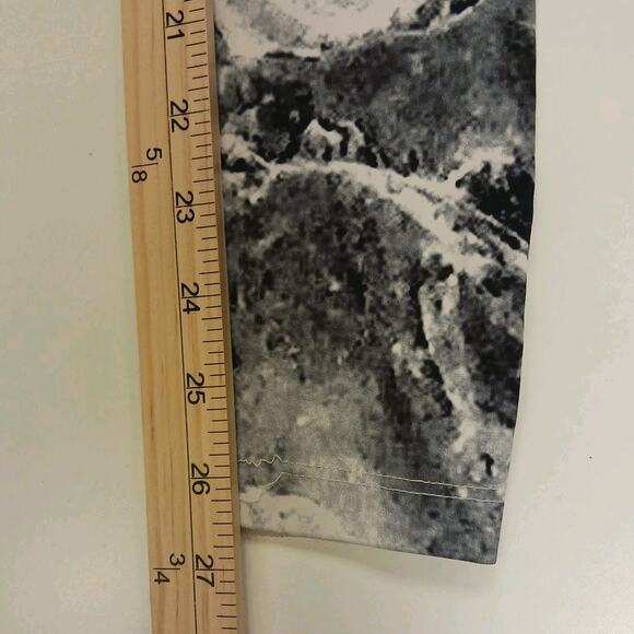 Varley Leggings Women's Small Var-Tech Black White Grey Marble Mesh Panels - Picture 8 of 13